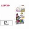 LAPICES DE COLORES ALPINO EXPERIENCE ACUARELABLE MINA PREMIUM 3,3 MM SPECIAL COLORES CAJA METALICA DE 7 COLORES