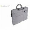 MALETIN PARA PORTATIL Q-CONNECT 15,6" CON ASAS RETRACTILES CREMALLERA 3 BOLSILLOS EXTERIORES COLOR GRIS