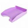 BANDEJA SOBREMESA PLASTICO Q-CONNECT COLOR LAVANDA OPACO