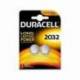 Pila alcalina boton marca Duracell CR2032 Blister 2 unidades