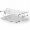 SOPORTE FELLOWES PARA MONITOR CLARITY AJUSTABLE 5 POSICIONES TRANSPARENTE 70X256X320 MM 15 KG