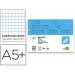 Recambio marca liderpapel cuarto apaisado 100 h 2tca-07 cuadro 6 mm 2 taladros con margen