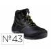 BOTAS DELTAPLUS DE SEGURIDAD PIEL CRUPON PIGMENTADA SUELA PU BI-DENSIDAD NEGRO TALLA 43