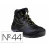 BOTAS DELTAPLUS DE SEGURIDAD PIEL CRUPON PIGMENTADA SUELA PU BI-DENSIDAD NEGRO TALLA 44