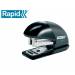GRAPADORA RAPID MINI FASHION ECO PLASTICO 100% RECICLADO CAPACIDAD 10 HOJAS USA GRAPAS 24/6 Y 26/6 NEGRO