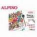 SET DE PINTURA ALPINO COLOR EXPERIENCE PINTA POR NUMEROS 21 PINTURAS SURTIDAS