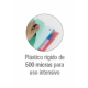 SEPARADORES DE PLASTICO OXFORD POLIPROPILENO 500 MC COLORES PASTEL JUEGO DE 5 SEPARADORES