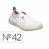 ZAPATOS DE SEGURIDAD DELTAPLUS MICROFIBRA PU SUELA PU MONO-DENSIDAD BLANCO TALLA 42