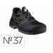 ZAPATOS DE SEGURIDAD DELTAPLUS PIEL CRUPON PIGMENTADA SUELA PU BI DENSIDAD NEGRO TALLA 37