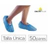 CUBRE CALZADO DELTA PLUS POLIETILENO COLOR AZUL TALLA UNICA CAJA DE 50 PARES