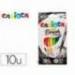 ROTULADOR MARCA CARIOCA SUPER BRUSH CAJA DE 10 UNIDADES COLORES SURTIDOS
