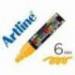 Rotulador Artline Poster Marker EPP-6 Punta Redonda Trazo 6mm Naranja Flúor
