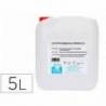 Gel hidroalcoholico para manos limpia y desinfecta sin aclarado garrafa 5 litros
