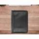 Carpeta portafolios q-connect cremallera 4 anillas 20 mm concalculadora con bolsa para movil negro 260x355 mm