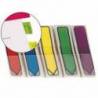 Banderitas separadoras flechas. Dispensador de 100 banderitas colores brillantes