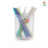 CUBILETE PORTALAPICES PLASTIFORTE ORGANIZER REDONDO N 6 85X85X103 MM TRANSPARENTE