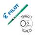 Rotulador Pilot V-5 0,3 mm Verde