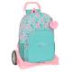 MOCHILA SAFTA CON CARRO VICKY MARTIN BERROCAL MINT PARADISE 460X300X140 MM