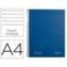 CUADERNO ESPIRAL NAVIGATOR A4 TAPA DURA 80H 80GR HORIZONTAL CON MARGEN AZUL MARINO