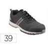 ZAPATO DE SEGURIDAD MARCA DELTAPLUS BOSTON DEPORTIVO POLIESTER CON REFUERZO TPU SUELA SELLADA NEGRO TALLA 39