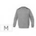 SUDADERA MARCA DELTAPLUS SWEAT OLINO CON REFUERZO EN ESPALDA Y CODOS GRIS TALLA M