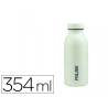 BOTELLA PORTALIQUIDOS MILAN ACERO INOXIDABLE TERMO VERDE 354 ML