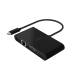 ADAPTADOR MARCA BELKIN AVC004BTBK USB-C A USB-A 3.0 ETHERNET VGA Y HDMI (4K) + CARGA 100W COLOR NEGRO