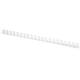 Canutillo q-connect redondo 18 mm plastico blanco capacidad 160 hojas caja de 50 unidades