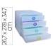 FICHERO DE CAJONES SOBREMESA MARCA EXACOMPTA POP BOX TRANSLUCIDO 4 CAJONES MULTICOLOR