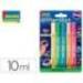 PEGAMENTO MARCA IMEDIO GLITTER GLUE BRILLA EN LA OSCURIDAD PARA MANUALIDADES 10 ML BLISTER DE 5 UNIDADES COLORES SURTIDOS