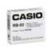CINTA MAQUINA MARCA CASIO RB-02 GRUPO 51 NYLON COLOR NEGRO/ROJO PARA CALCULADORAS FR-620TEC / FR-620RE / DR-420TEC /