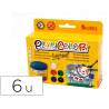 TEMPERA LIQUIDA MARCA PLAYCOLOR LIQUID BASIC 40 ML CAJA DE 6 UNIDADES COLORES SURTIDOS