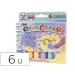 TEMPERA SOLIDA EN BARRA MARCA PLAYCOLOR PASTEL ONE CAJA DE 6 UNIDADES COLORES SURTIDOS