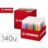 ROTULADOR MARCA STABILO POWER MAX SCHOOL PACK DE 140 UNIDADES SURTIDAS 16 COLORES