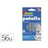 SUJETACOSA MARCA IMEDIO PATAFIX ALMOHADILLA ADHESIVA TRANSPARENTE REMOVIBLE BLISTER DE 56 UNIDADES