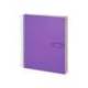 Bloc Liderpapel Din A4 micro crafty cuadrícula 5mm 5 bandas 4 taladros tapa forrada 90 gr morado.