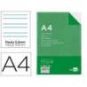Recambio Liderpapel DIN A4 4 taladros 60gr pauta 3,5 mm