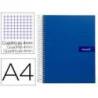Bloc Liderpapel Din A4 crafy cuadrícula 4mm tapa forrada 90 gr azul