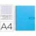 Bloc Liderpapel Din A4 crafy cuadrícula 4mm tapa forrada 90 gr 80 hojas azul