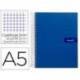 Bloc liderpapel Din A5 micro crafty cuadrícula 5mm tapa forrada 90 gr azul