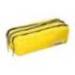 BOLSO ESCOLAR LIDERPAPEL PORTATODO RECTANGULAR 3 BOLSILLOS COLOR AMARILLO PASTEL 185X55X70 MM