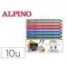 ROTULADOR MARCA ALPINO METALLIC MARKER COLOR EXPERIENCE ESTUCHE DE 10 UNIDADES COLORES SURTIDOS