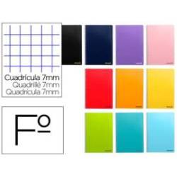 Cuaderno espiral marca Liderpapel folio smart Tapa blanda 80h 60gr cuadro con margen Colores surtidos (no se puede elegir)