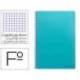 Cuaderno espiral marca Liderpapel folio smart Tapa blanda 80h 60gr cuadro 4mm con margen Color turquesa