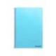 Cuaderno espiral marca Liderpapel folio smart Tapa blanda 80h 60gr cuadro 4mm con margen Color celeste