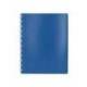 Carpeta liderpapel din a4 con 20 fundas intercambiables color azul.
