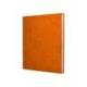 Carpeta carton forrado 4 anillas Liderpapel Paper Coat lomo 40 mm folio naranja