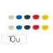 IMAN PARA SUJECION MARCA NOBO 32 MM DIAMETRO CAJA DE 10 UNIDADES COLORES SURTIDOS