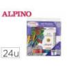 SET DE DIBUJO MARCA ALPINO COLOR EXPERIENCE 24 LAPICES DE COLORES Y LIBRO DE 120 MANDALAS