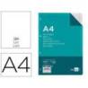 Recambio Liderpapel DIN A4 100 hojas 100g/m2 liso con margen y con 4 taladros.